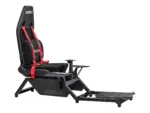 Next Level Racing   Flight Simulator Cockpit   Black and Red
