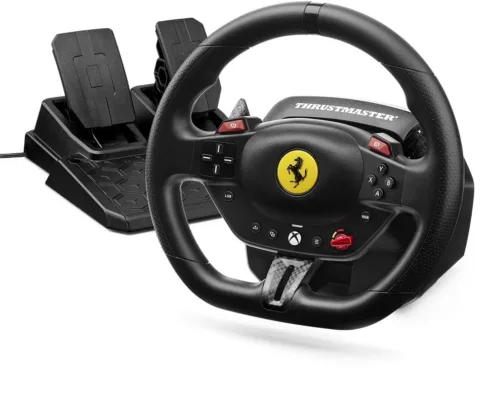 Thrustmaster T98-X Ferrari Racing Wheel, 296 GTS, WW   Black