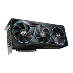 Vaizdo plokštė Gigabyte AORUS GeForce RTX 5070 MASTER 12G, šoninis vaizdas