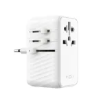 Fixed   Voyager 85W travel adapter for EU, UK and USA/AUS, with 4xUSB-C and 1xUSB output   Adapter