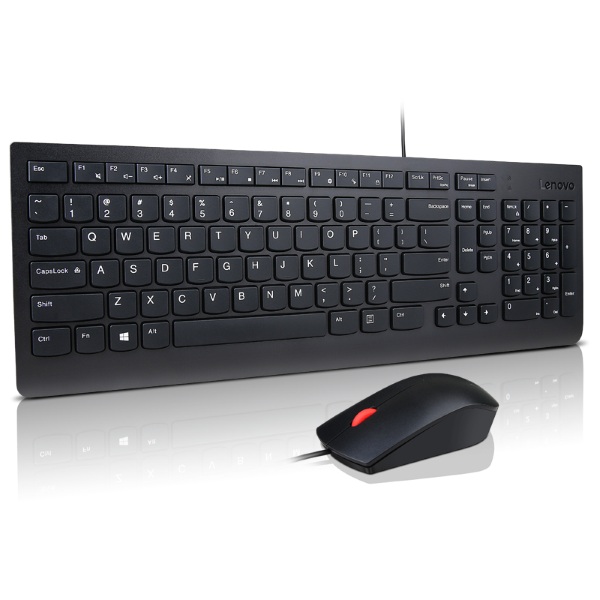 466891-4x31r64439-195892115328-0.webp Lenovo Essential Keyboard and Mouse Combo Wired US Euro Black