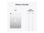 Apple iPad   11 ”   Silver   Liquid Retina   2360 x 1640 pixels   256 GB   Wi-Fi   Bluetooth   5.3   iOS   Warranty 12 month(s)