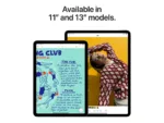 Apple   iPad Air Wi-Fi + Cellular   13 ”   Starlight   IPS   2732 x 2048 pixels   Apple M3   8 GB   256 GB   3G   4G   5G   Wi-Fi   Front camera   12 MP   Rear camera   12 MP   Bluetooth   5.3   iPadOS   USB-C charging cable