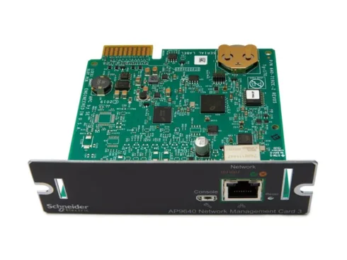 Schneider Electric Device monitoring and control, network management cards, NMC3, secure remote UPS monitoring and control   AP9640