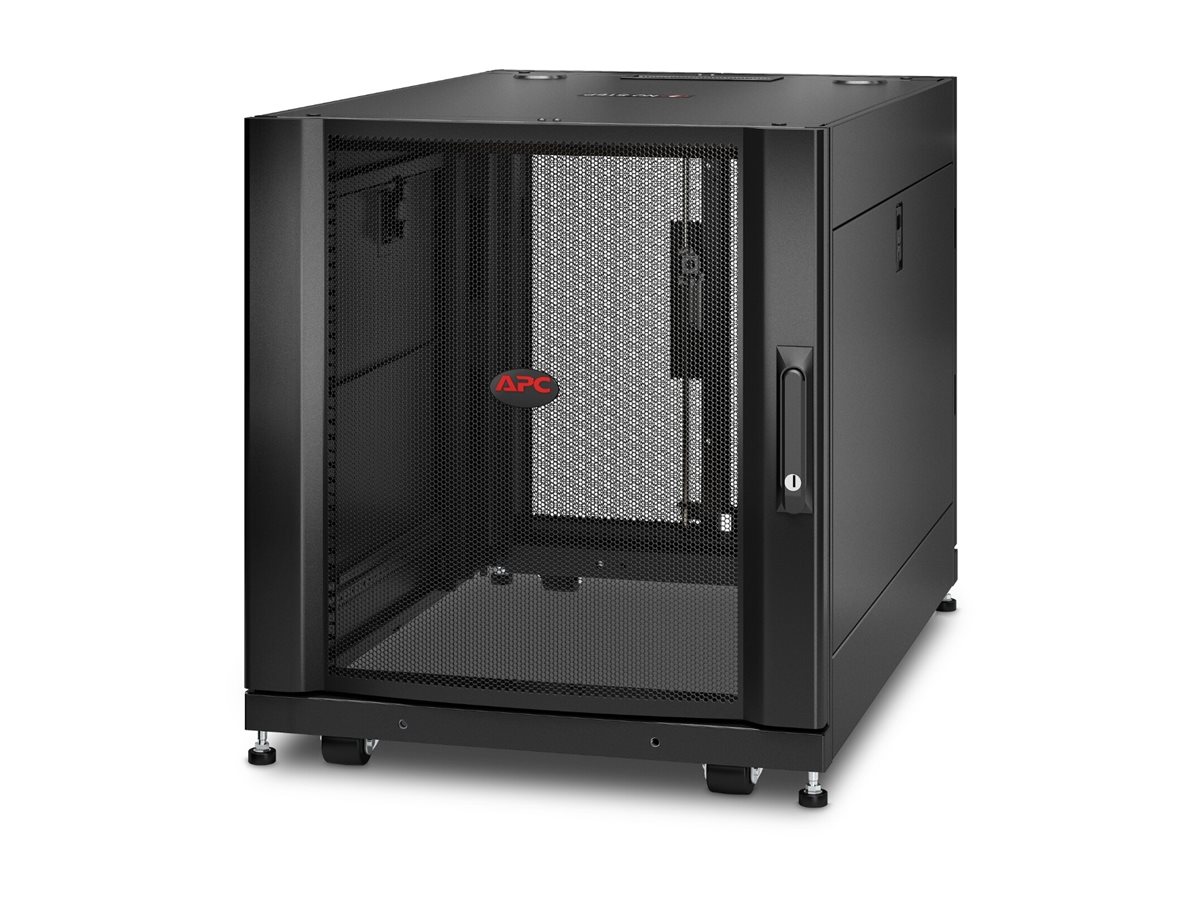 467265-ar3003-731304347507-0.webp APC NetShelter SX 12U Server Rack Enclosure 600mm x 900mm w/ Sides Black Schneider Electric