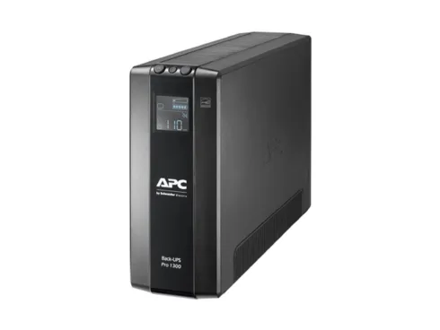 Schneider Electric APC Back-UPS Pro, tower, 230V, 8x IEC C13 outlets, AVR, LCD, user-replaceable battery   BR1300MI   1300 VA   780 W   230 V