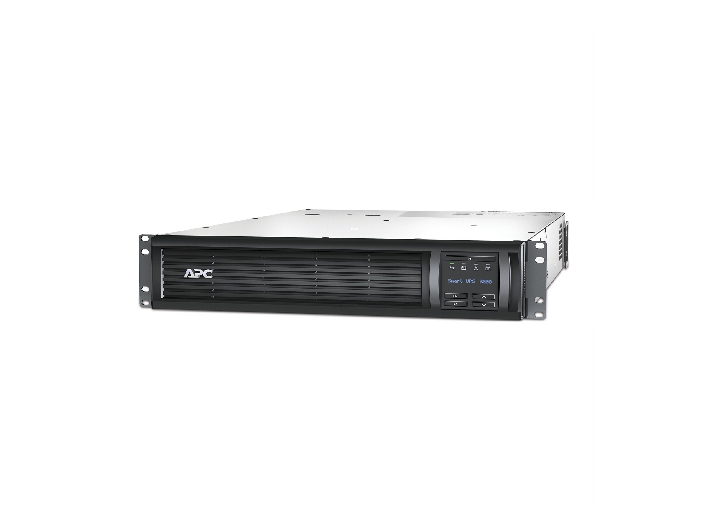 467344-smt3000rmi2unc-731304327707-0.webp APC Smart-UPS 3000VA LCD RM 2U 230V with Network Card Schneider Electric