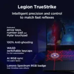 Lenovo Legion Pro 7 16IAX10H   Eclipse Black   16 ”   OLED   WQXGA   2560 x 1600 pixels   Intel Core Ultra 9   275HX   32 GB   CSODIMM DDR5   Solid-state drive capacity 2×1000 GB   NVIDIA GeForce RTX 5080   GDDR7   16 GB   Windows 11 Home   802.11be   Bluetooth version 5.4   Keyboard language English   Keyboard backlit   Warranty 24 month(s)   Battery warranty 12 month(s)