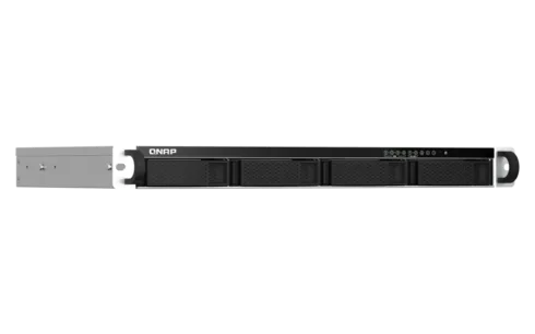 QNAP 1U Short Depth Rackmount 2.5GbE NAS   TS-464eU-8G   Intel Celeron   N5095   8 GB   DDR4