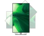 Monitorius Dell P2425DE, šoninis vaizdas su reguliuojamu aukščiu