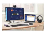 Monitorius Dell P2725QE, šoninis vaizdas su reguliuojamu aukščiu