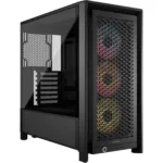 Corsair PC Case   Frame 4000D RS ARGB Modular   Black   Mid-Tower