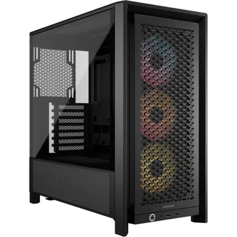 Corsair PC Case   Frame 4000D RS ARGB Modular   Black   Mid-Tower