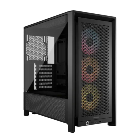 Corsair PC Case   Frame 4000D RS ARGB Modular   Black   Mid-Tower