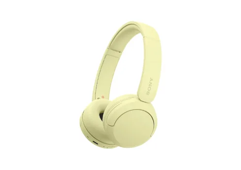 Sony Headphones   WH-CH520   Bluetooth   On-Ear   Yellow   Wireless
