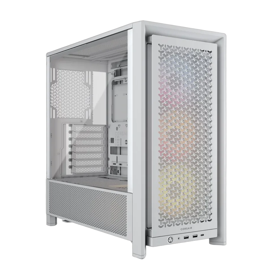 468015-cc-9011297-ww-840440487722-0.webp Corsair PC Case Frame 4000D RS ARGB Modular White Mid-Tower