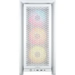 Corsair PC Case   Frame 4000D RS ARGB Modular   White   Mid-Tower