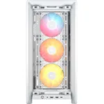 Corsair PC Case   Frame 4000D RS ARGB Modular   White   Mid-Tower