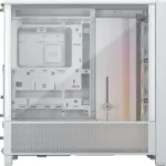 Corsair PC Case   Frame 4000D RS ARGB Modular   White   Mid-Tower