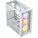 Corsair PC Case   Frame 4000D RS ARGB Modular   White   Mid-Tower