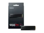 Samsung 9100 PRO SSD M.2 2280, matomas iš šono su jungtimis