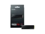 Samsung 9100 PRO SSD, M.2 2280, matomas iš šono su jungtimis