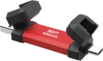 Silicon Power DS72   500 GB   USB Type-A/USB Type-C 3.2 Gen 2   Red