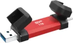 Silicon Power DS72   1000 GB   USB Type-A/USB Type-C 3.2 Gen 2   Red