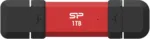 Silicon Power DS72   1000 GB   USB Type-A/USB Type-C 3.2 Gen 2   Red