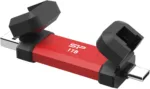 Silicon Power DS72   1000 GB   USB Type-A/USB Type-C 3.2 Gen 2   Red