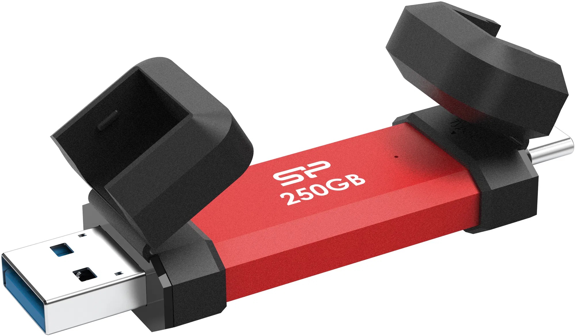 469020-sp250gbuc3s72vpr-4713436162568-0.webp Silicon Power DS72 250 GB USB Type-A/USB Type-C 3.2 Gen 2 Red