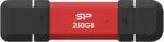 Silicon Power DS72   250 GB   USB Type-A/USB Type-C 3.2 Gen 2   Red