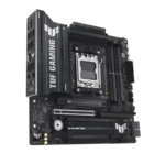 Asus TUF GAMING B850M-PLUS WIFI   Processor family AMD   Processor socket AM5   DDR5   Supported hard disk drive interfaces M.2, SATA   Number of SATA connectors 4