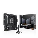 Asus TUF GAMING B850M-PLUS WIFI   Processor family AMD   Processor socket AM5   DDR5   Supported hard disk drive interfaces M.2, SATA   Number of SATA connectors 4