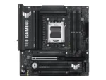 Asus TUF GAMING B850M-PLUS WIFI   Processor family AMD   Processor socket AM5   DDR5   Supported hard disk drive interfaces M.2, SATA   Number of SATA connectors 4