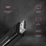 AXAGON Active cable   USB-C to DisplayPort   1.8 m