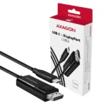 AXAGON Active cable   USB-C to DisplayPort   1.8 m