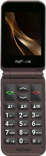 myPhone Harmony LTE Praline Collection   Brown   2.8+1.44 ”   IPS   48 MB   128 MB   Single SIM   MicroSD   3G   Bluetooth   5.1   Main camera resolution 2 MP   1300 mAh