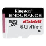 Kingston Endurance 95R 256 GB microSDXC, Flash atminties klasė Class 10, UHS-I