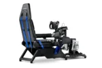 Next Level Racing Boeing Commercial Edition Flight Simulator   Blue highlights