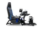 Next Level Racing Boeing Commercial Edition Flight Simulator   Blue highlights