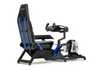 Next Level Racing Boeing Commercial Edition Flight Simulator   Blue highlights