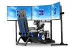Next Level Racing Boeing Commercial Edition Flight Simulator   Blue highlights