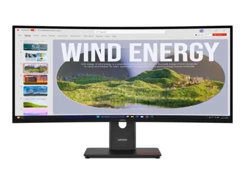 Lenovo   ThinkVision   T34WD-40   34 ”   VA   21:9   120 Hz   4 ms   3440 x 1440 pixels   300 cd/m²   HDMI ports quantity 1   Eclipse black   Warranty 36 month(s)
