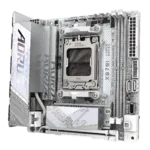 Gigabyte X870I AORUS PRO ICE   Processor family AMD   Processor socket AM5   DDR5 SDRAM   Supported hard disk drive interfaces M.2, SATA   Number of SATA connectors 2