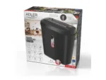 Paper Shredder   AD 1039   Black   8 L   70 dB   Strip-cut