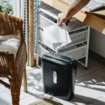 Paper Shredder   AD 1039   Black   8 L   70 dB   Strip-cut