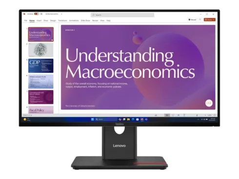 Lenovo   ThinkVision T24D-40   23.8 ”   IPS   16:9   120 Hz   4 ms   1920 x 1080 pixels   250 cd/m²   HDMI ports quantity 1   Eclipse Black   Warranty 36 month(s)