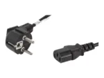 Lanberg   CEE 7/7 to IEC 320 C13 Power Cord   CA-C13C-10CC-0018-BK