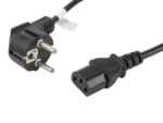 Lanberg   CEE 7/7 to IEC 320 C13 Power Cord   CA-C13C-11CC-0018-BK